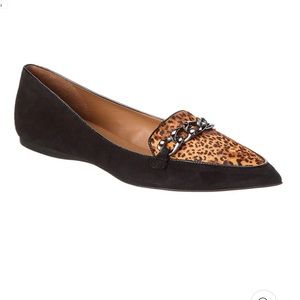 French Sole Perk Haircalf & Suede flat 8 1/2 NIB!